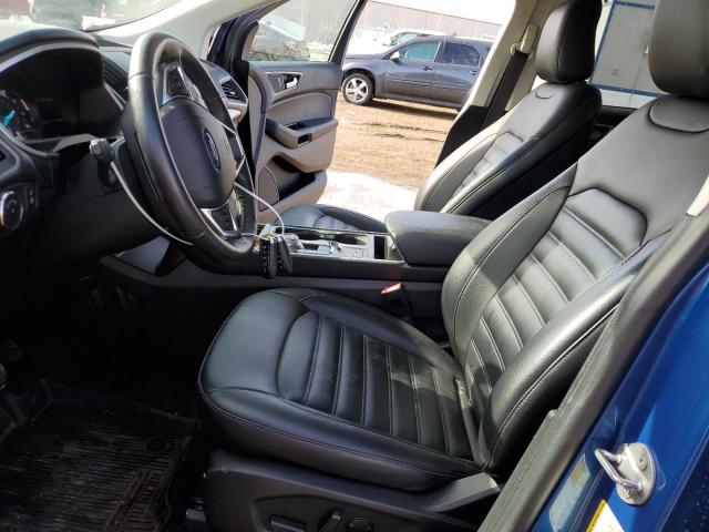 2FMPK4J96LBA70047 - 2020 FORD EDGE SEL BLUE photo 7