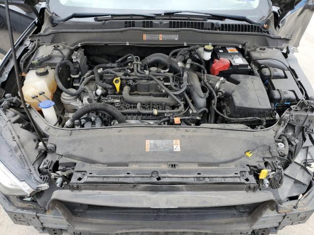 3FA6P0HD6KR246881 - 2019 FORD FUSION SE GRAY photo 11