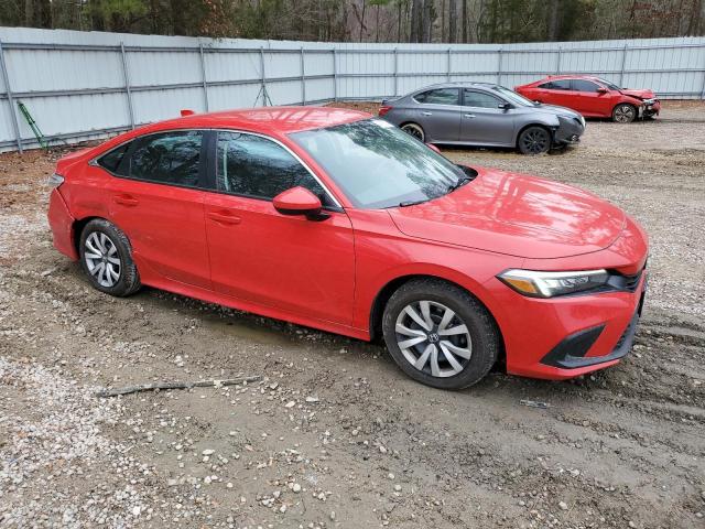 2HGFE2F23PH539218 - 2023 HONDA CIVIC LX RED photo 4