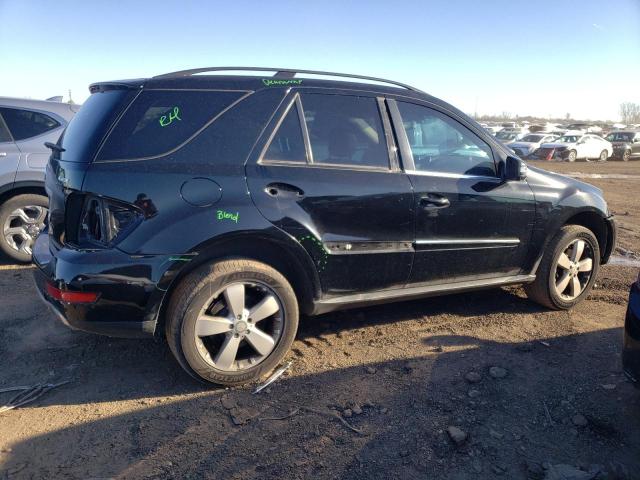 4JGBB8GB6BA735728 - 2011 MERCEDES-BENZ ML 350 4MATIC BLACK photo 3
