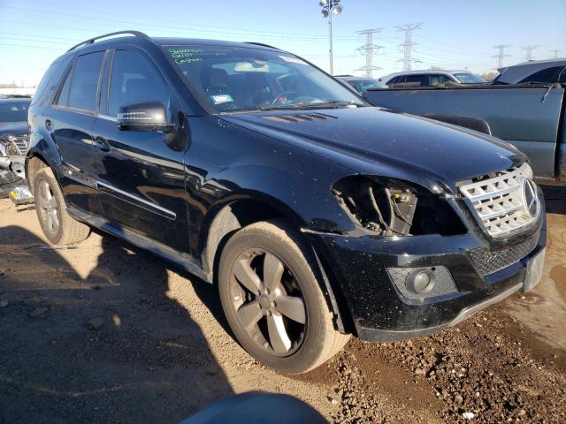 4JGBB8GB6BA735728 - 2011 MERCEDES-BENZ ML 350 4MATIC BLACK photo 4