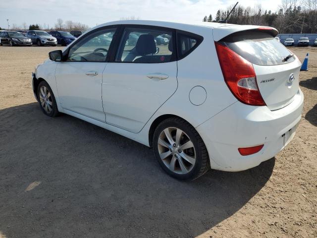 KMHCU5AE5CU058607 - 2012 HYUNDAI ACCENT GLS WHITE photo 2