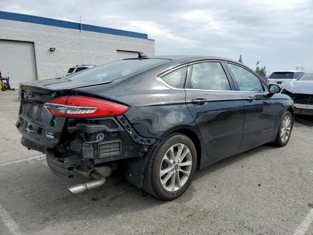 3FA6P0HD6KR134954 - 2019 FORD FUSION SE BLACK photo 3