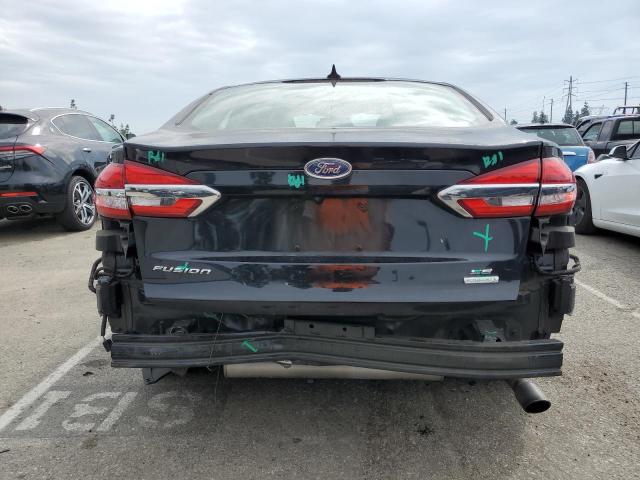 3FA6P0HD6KR134954 - 2019 FORD FUSION SE BLACK photo 6