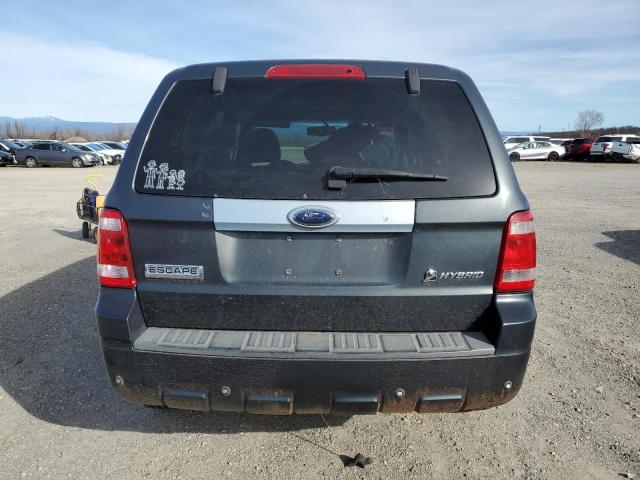 1FMCU49H28KC93011 - 2008 FORD ESCAPE HEV GRAY photo 6