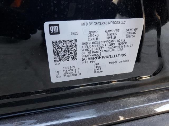 5GAERBKWXRJ113486 - 2024 BUICK ENCLAVE ESSENCE 黑色 照片 13