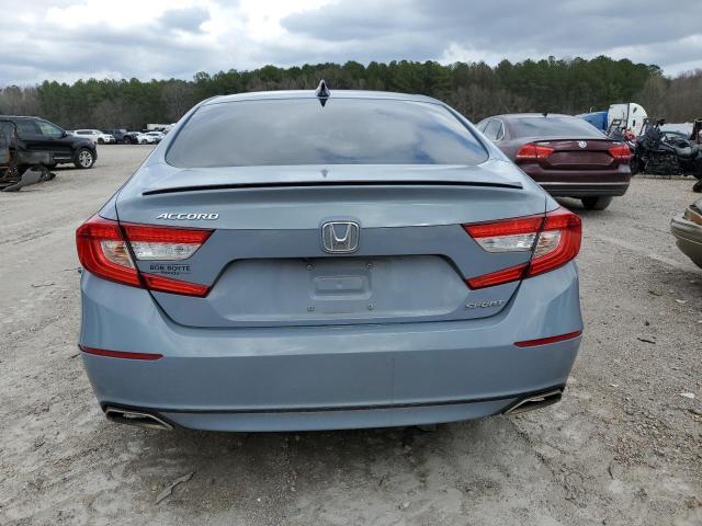 1HGCV1F35MA043398 - 2021 HONDA ACCORD SPORT GRAY photo 6