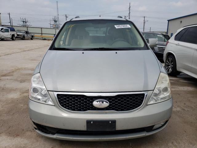 KNDMG4C75E6584638 - 2014 KIA SEDONA LX SILVER photo 5