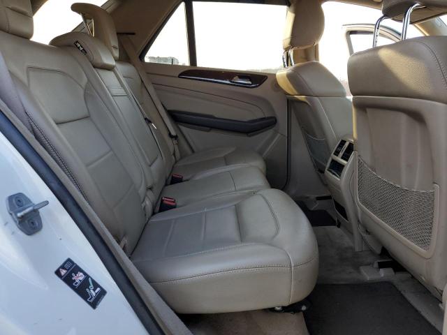 4JGDA5HB8CA019830 - 2012 MERCEDES-BENZ ML 350 4MATIC WHITE photo 10