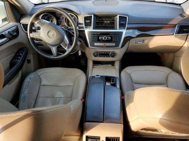 4JGDA5HB8CA019830 - 2012 MERCEDES-BENZ ML 350 4MATIC WHITE photo 8