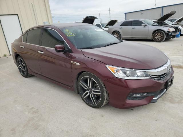 1HGCR2F6XGA059945 - 2016 HONDA ACCORD SPORT BURGUNDY photo 4