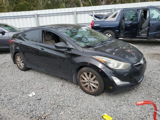 KMHDH4AE7FU323289 - 2015 HYUNDAI ELANTRA SE BLACK photo 4