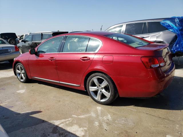 JTHBN96S265003676 - 2006 LEXUS GS 430 RED photo 2