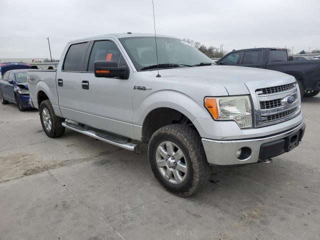 1FTFW1EF5DKF92808 - 2013 FORD F150 SUPERCREW SILVER photo 4