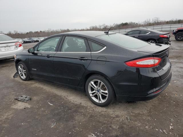 3FA6P0LU8GR336693 - 2016 FORD FUSION SE HYBRID BLACK photo 2