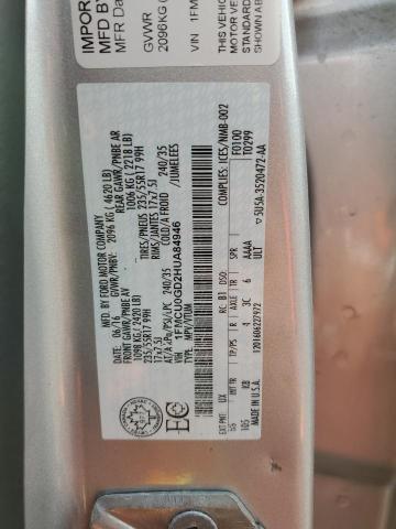 1FMCU0GD2HUA84946 - 2017 FORD ESCAPE SE SILVER photo 13