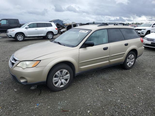 4S4BP60C187306821 - 2008 SUBARU OUTBACK TAN photo 1