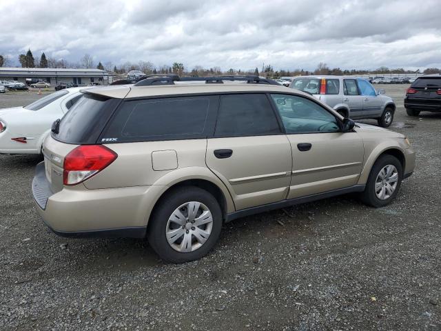 4S4BP60C187306821 - 2008 SUBARU OUTBACK TAN photo 3