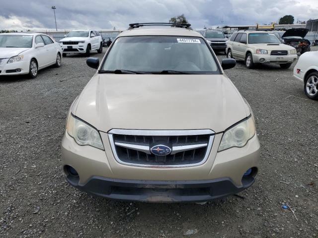 4S4BP60C187306821 - 2008 SUBARU OUTBACK TAN photo 5