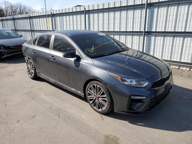 3KPF44AC6ME367254 - 2021 KIA FORTE GT GRAY photo 4