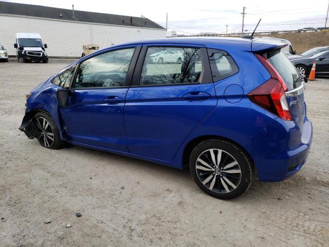 3HGGK5H93JM705870 - 2018 HONDA FIT EX BLUE photo 2