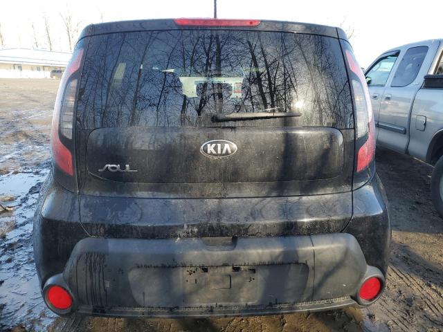 KNDJN2A25E7736092 - 2014 KIA SOUL BLACK photo 6