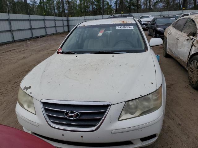 5NPET46C09H486623 - 2009 HYUNDAI SONATA GLS WHITE photo 5