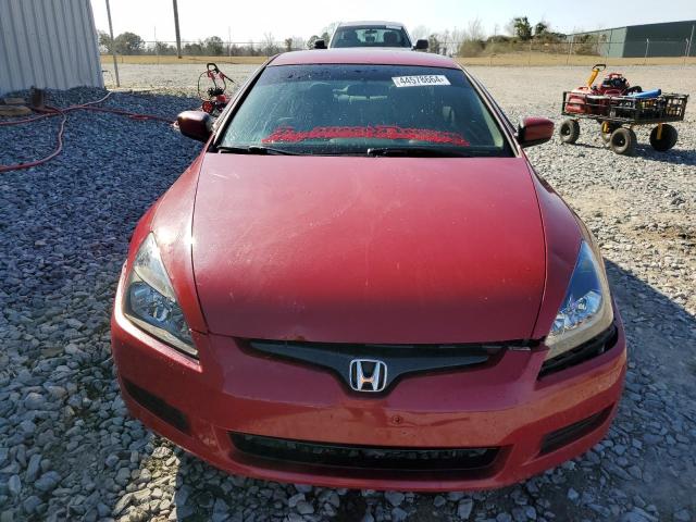 1HGCM723X5A003735 - 2005 HONDA ACCORD LX RED photo 5