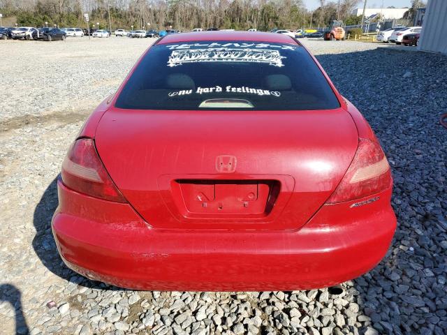 1HGCM723X5A003735 - 2005 HONDA ACCORD LX RED photo 6