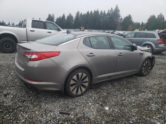 5XXGR4A63CG002391 - 2012 KIA OPTIMA SX GRAY photo 3