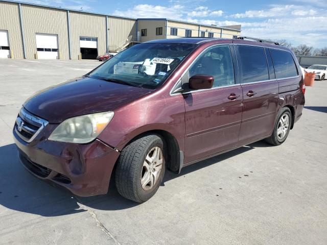 5FNRL38607B451403 - 2007 HONDA ODYSSEY EXL BURGUNDY photo 1