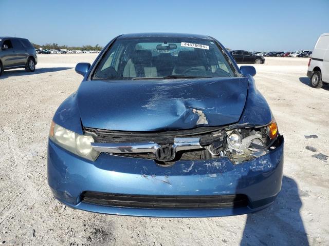 1HGFA16567L088448 - 2007 HONDA CIVIC LX BLUE photo 5