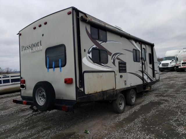 4YDT24025FT414945 - 2015 KEYSTONE PASSPORT WHITE photo 4