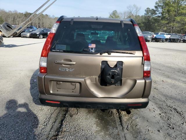 SHSRD78915U325877 - 2005 HONDA CR-V SE TAN photo 6