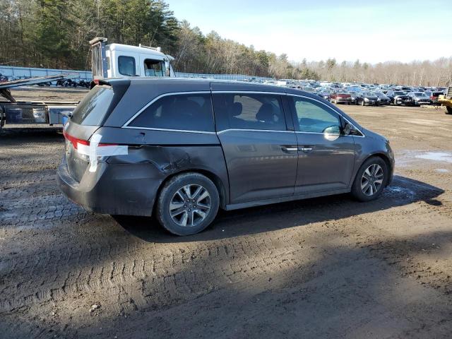 5FNRL5H99FB069956 - 2015 HONDA ODYSSEY TOURING GRAY photo 3