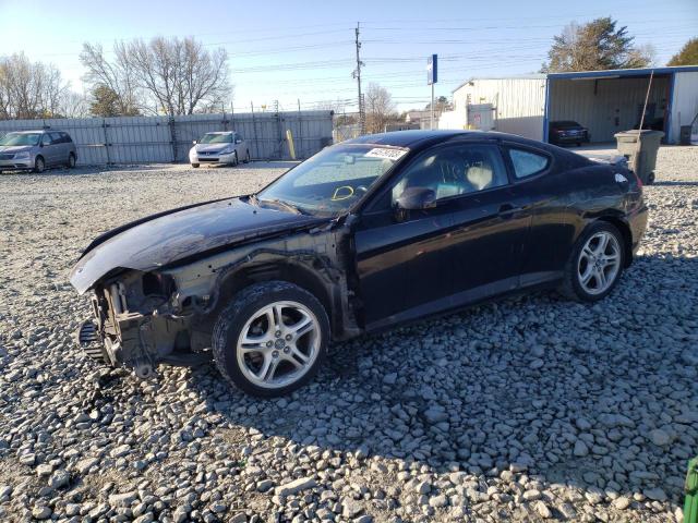 KMHHN65F06U215914 - 2006 HYUNDAI TIBURON GT BLACK photo 1