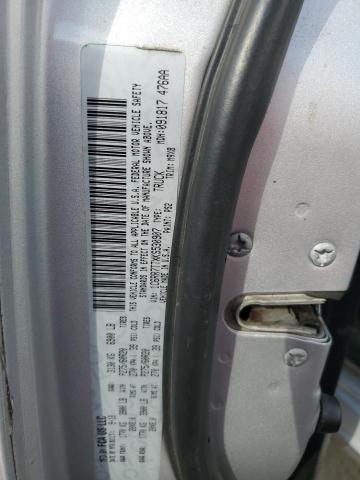 1C6RR7TTXKS530907 - 2019 RAM 1500 CLASS SLT ვერცხლისფერი ფოტო 12