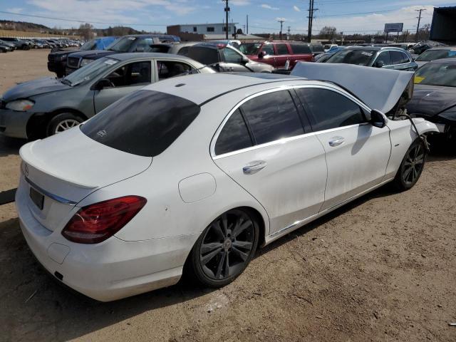 55SWF4HBXJU243094 - 2018 MERCEDES-BENZ C 350E WHITE photo 3