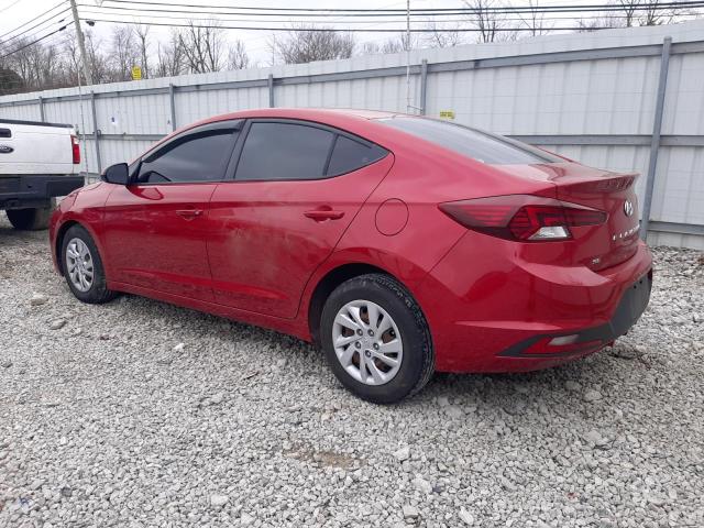 5NPD74LF5LH513577 - 2020 HYUNDAI ELANTRA SE RED photo 2