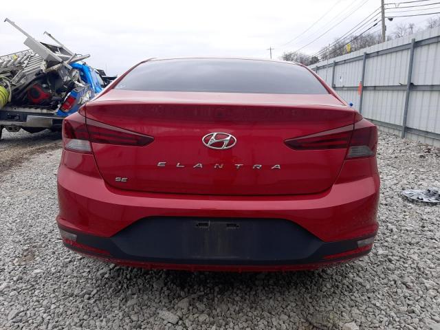 5NPD74LF5LH513577 - 2020 HYUNDAI ELANTRA SE RED photo 6