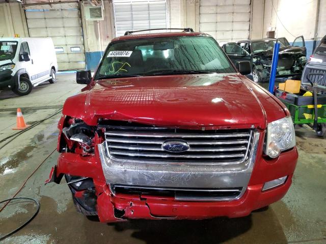 1FMEU63EX9UA24358 - 2009 FORD EXPLORER XLT RED photo 5