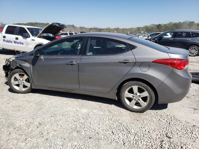 5NPDH4AE9DH296706 - 2013 HYUNDAI ELANTRA GLS GRAY photo 2