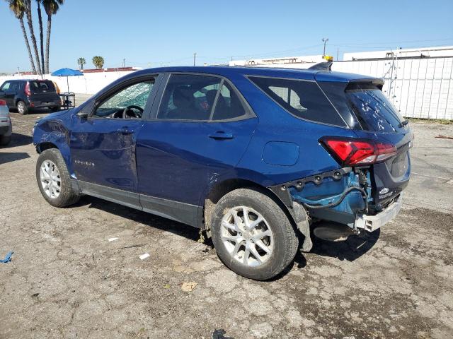 3GNAXSEV0NS244030 - 2022 CHEVROLET EQUINOX LS BLUE photo 2