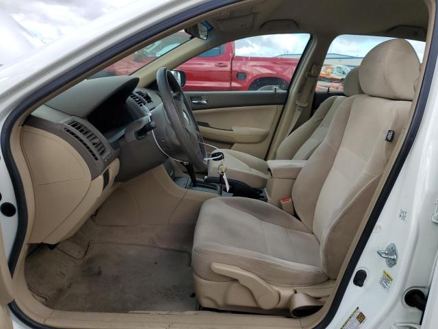 JHMCM56415C002224 - 2005 HONDA ACCORD LX WHITE photo 7