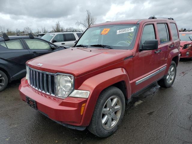 1J8GN58K38W189165 - 2008 JEEP LIBERTY LIMITED RED photo 1