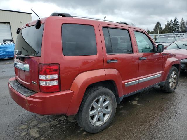 1J8GN58K38W189165 - 2008 JEEP LIBERTY LIMITED RED photo 3