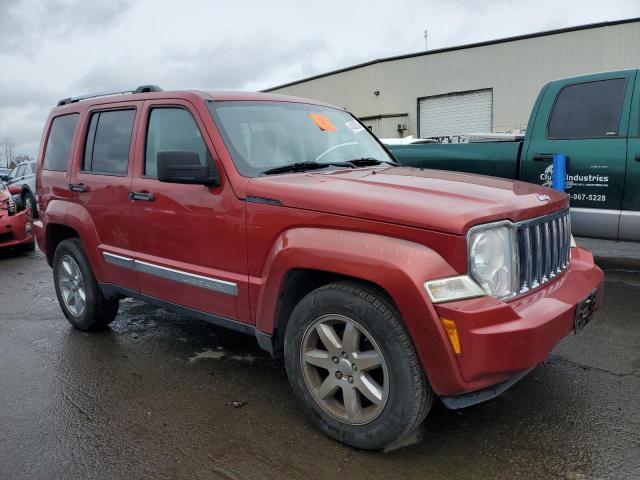 1J8GN58K38W189165 - 2008 JEEP LIBERTY LIMITED RED photo 4