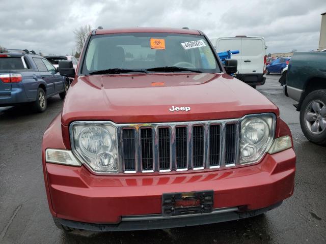 1J8GN58K38W189165 - 2008 JEEP LIBERTY LIMITED RED photo 5