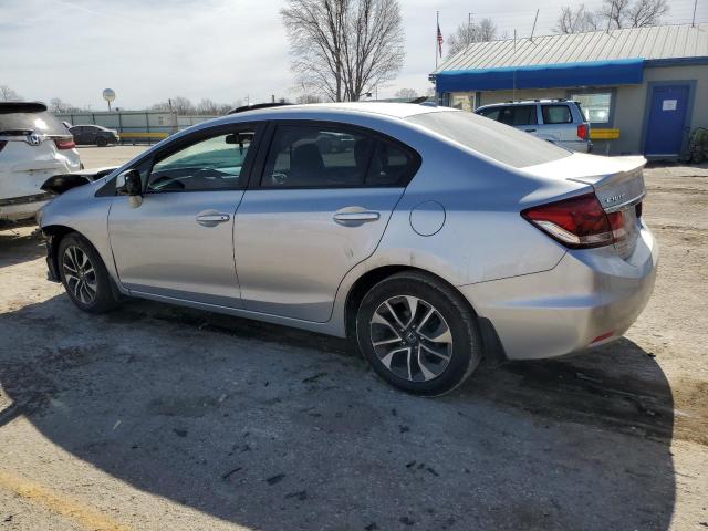2HGFB2F97DH524982 - 2013 HONDA CIVIC EXL ვერცხლისფერი ფოტო 2
