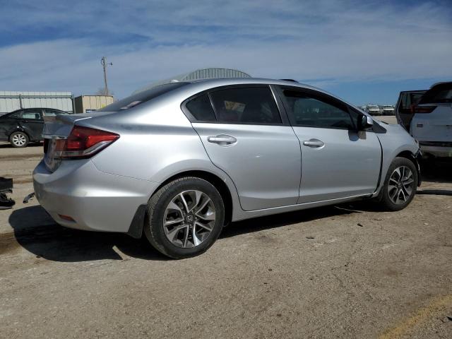 2HGFB2F97DH524982 - 2013 HONDA CIVIC EXL ვერცხლისფერი ფოტო 3